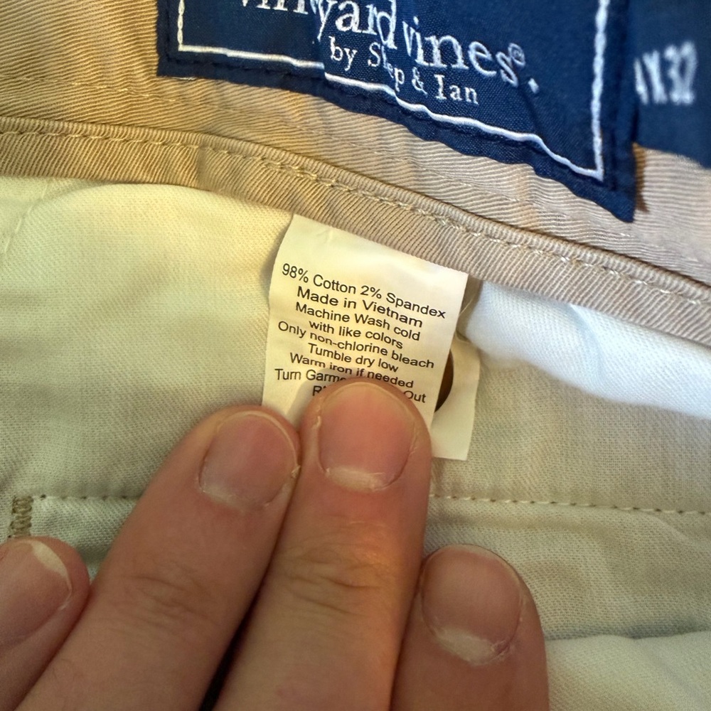 Vineyard Vines Stretch Breaker Khaki Pants